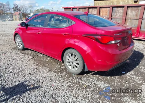 2015 Hyundai Elantra Se z USA, uszkodzony, nr VIN KMHDH4AE8FU366913